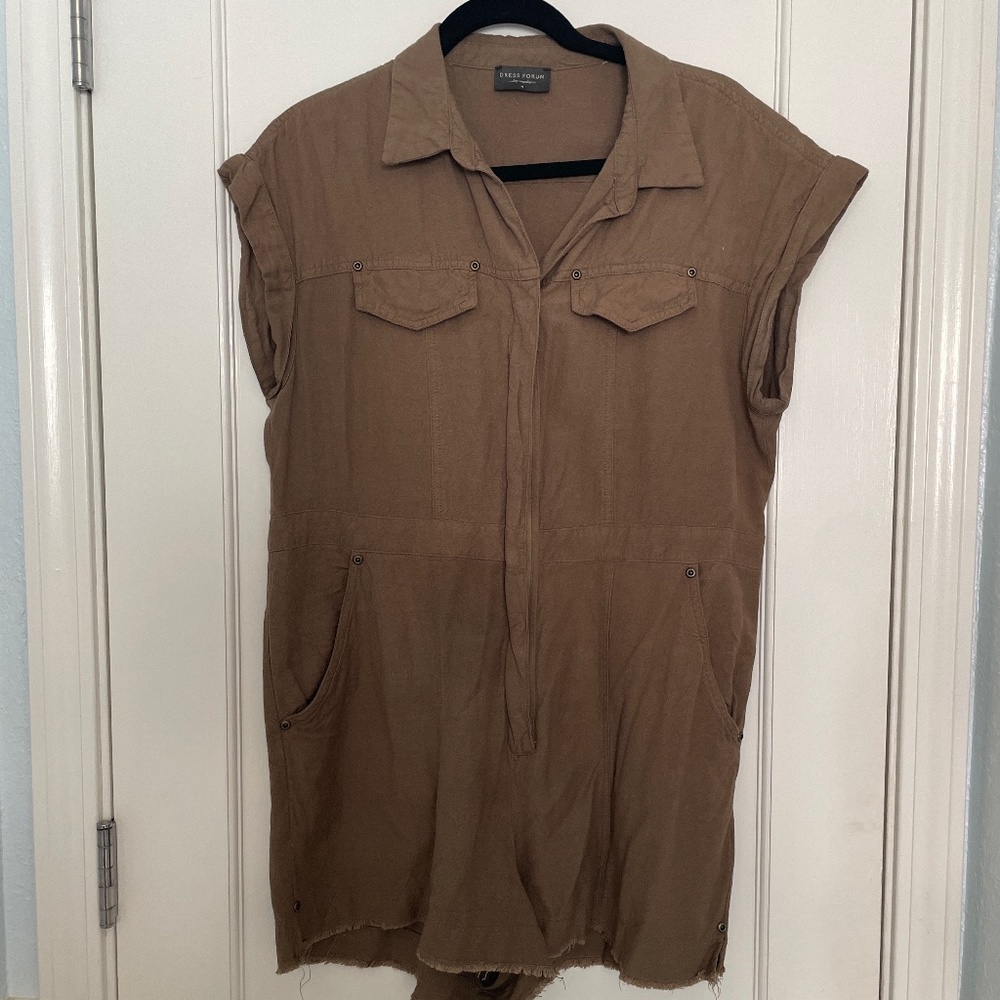Khaki jumpsuit